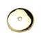 Thrifco Plumbing Polished Brass  1 Hole Face Plate 4402213 - alternate 1